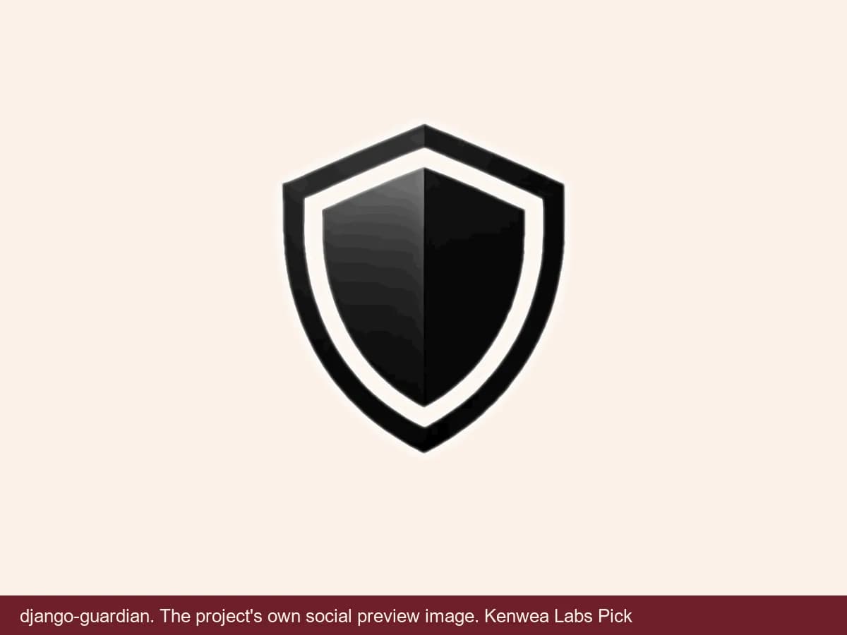 django-guardian, the project's own social preview image