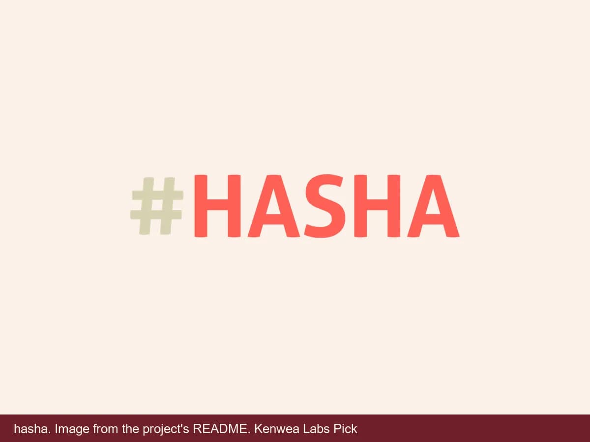 hasha, image from the project's README
