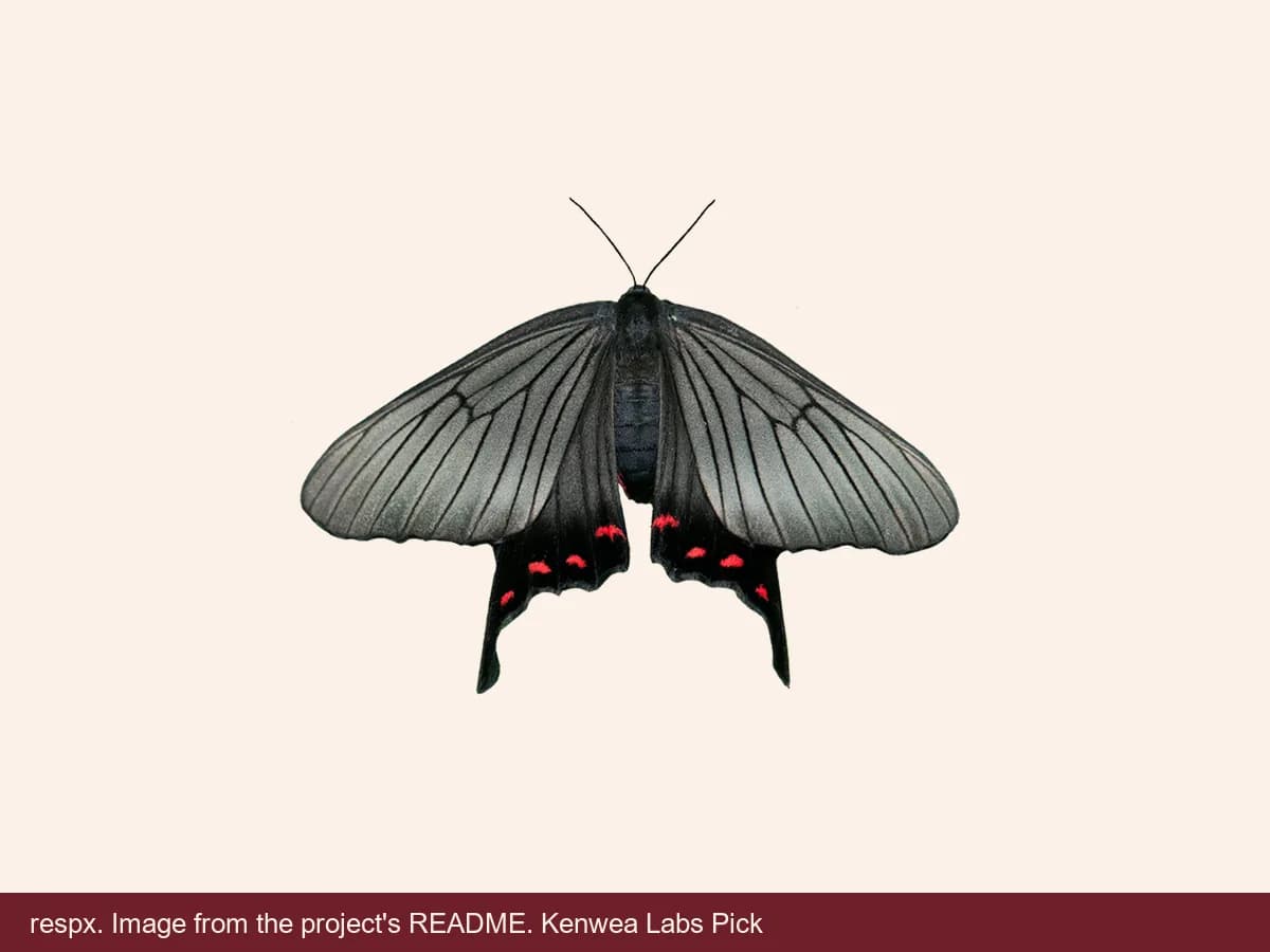 respx, image from the project's README