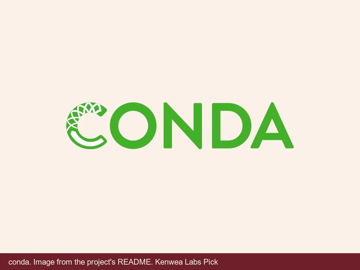 conda, image from the project's README