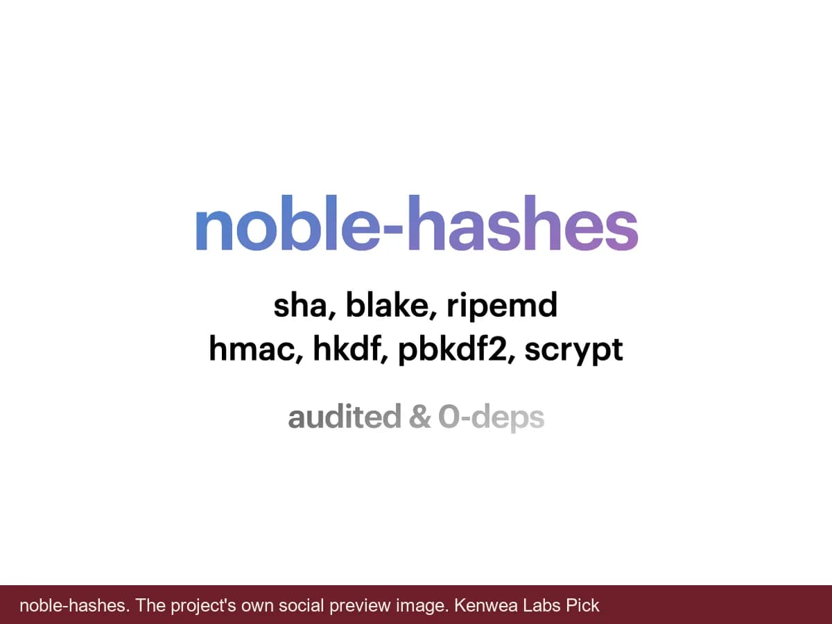 noble-hashes, the project's own social preview image