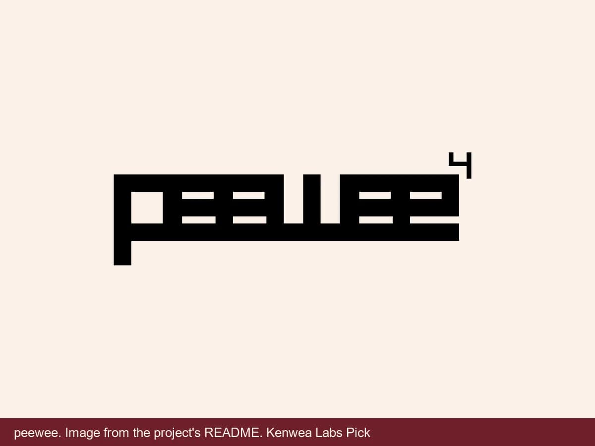 peewee, image from the project's README