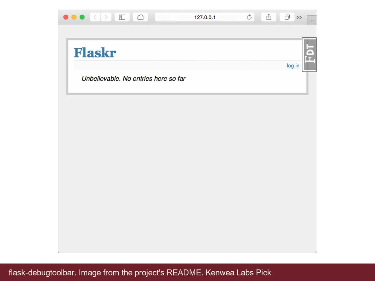 flask-debugtoolbar, image from the project's README
