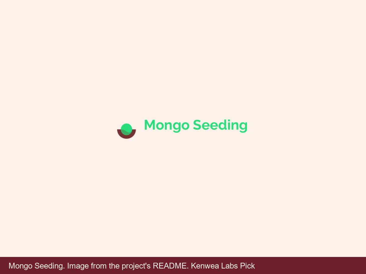 Mongo Seeding, image from the project's README