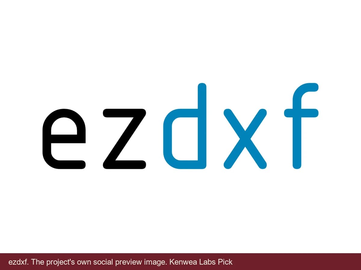 ezdxf, the project's own social preview image